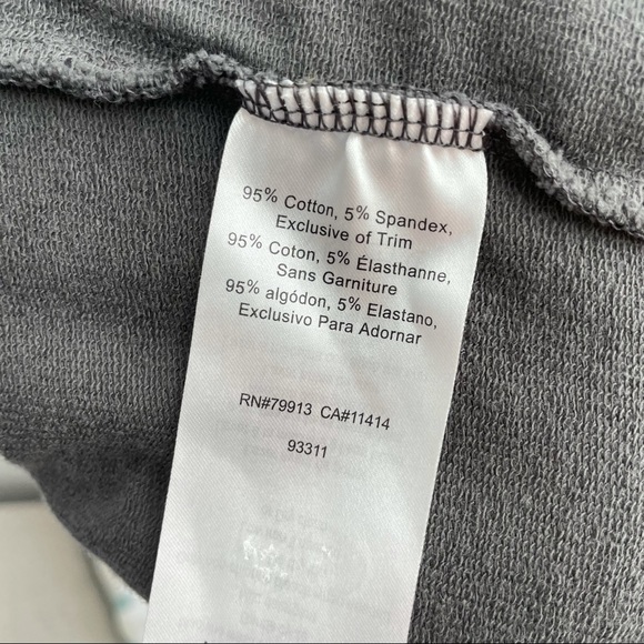 🎉HP🎉 Motherhood Maternity Sweatshirt Dress Gray Size M - Picture 7 of 8